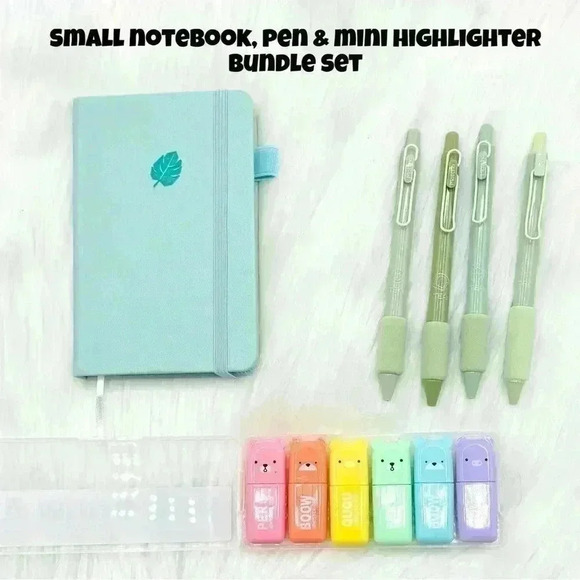 Matcha Green Tea Themed Stationary Bundle - Picture 1 of 11